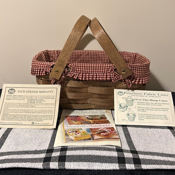 Peterboro Basket Co. Accents Vintage Peterboro Basket Co2 Handle